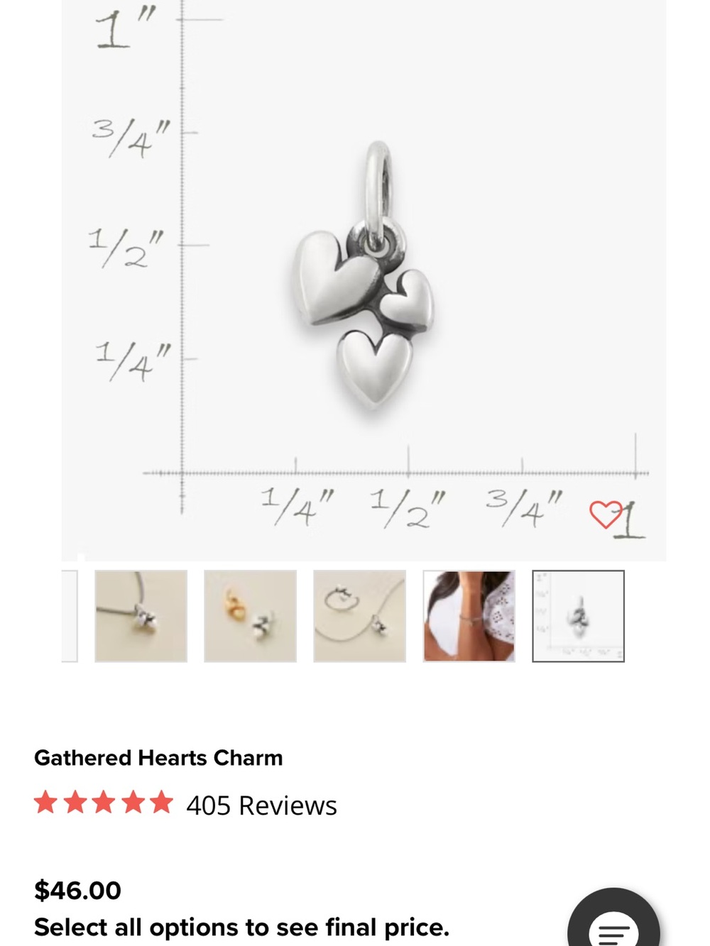 James Avery Gathered Heart and Margarita charms - Picture 3 of 4